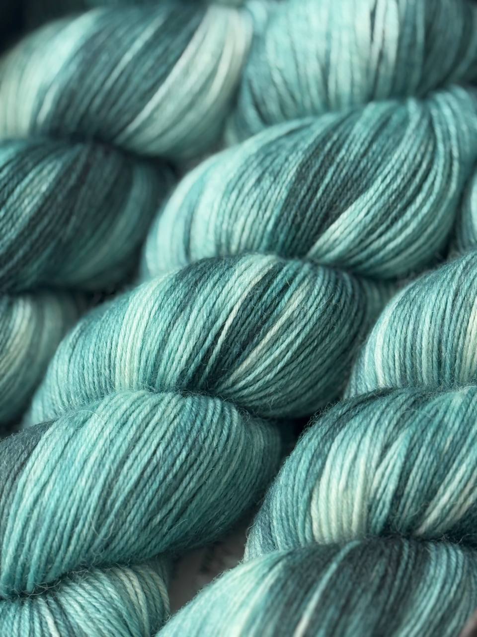 Hand Dyed Sock Yarn Merino Nylon 100g 400m