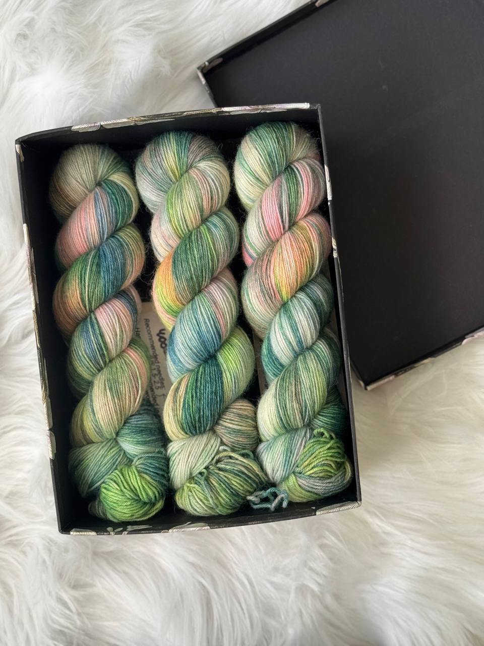 Hand Dyed Sock Yarn Merino Nylon 100g 400m