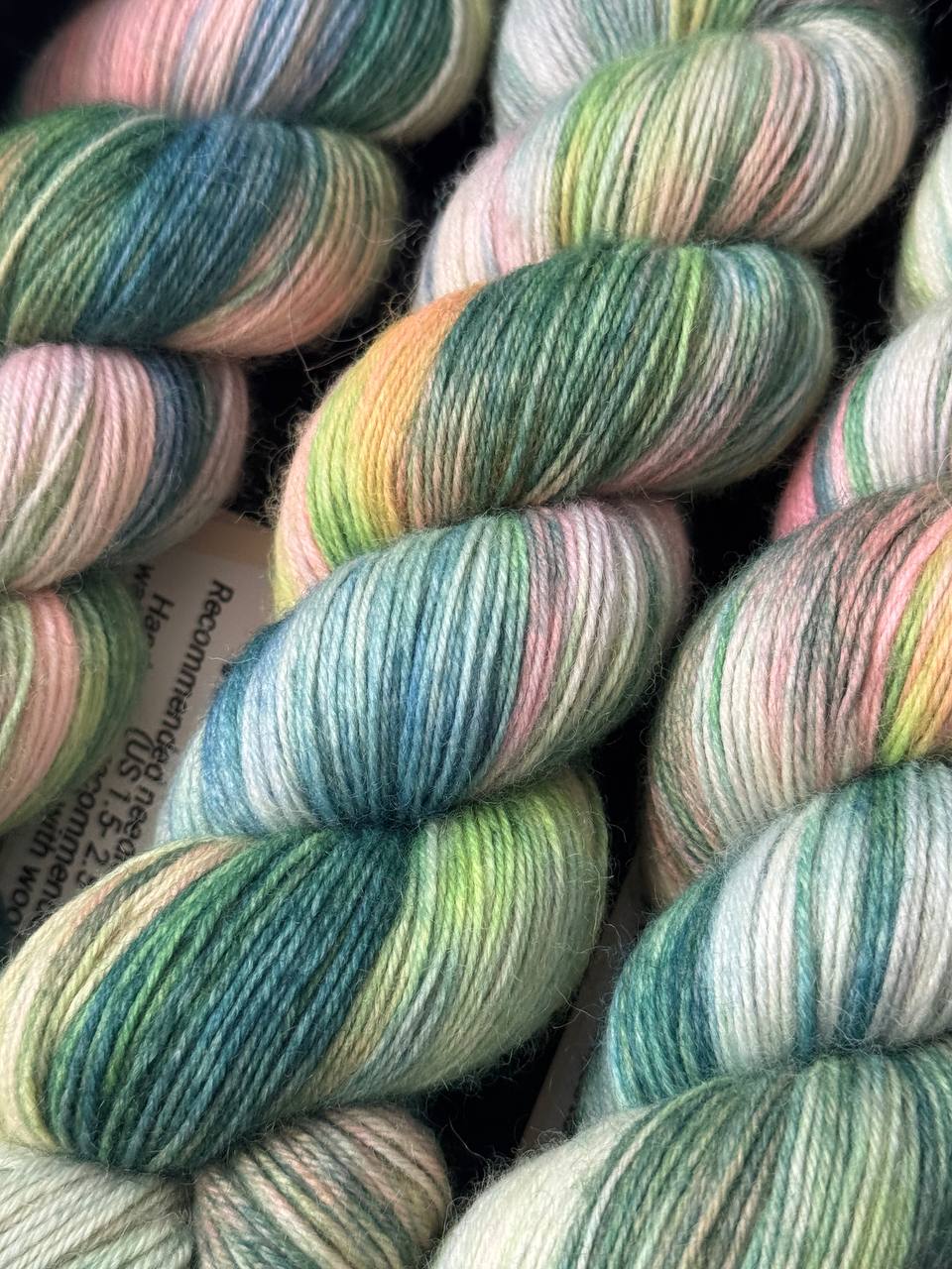 Hand Dyed Sock Yarn Merino Nylon 100g 400m