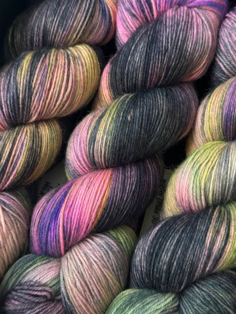 Hand Dyed Sock Yarn Merino Nylon 100g 400m