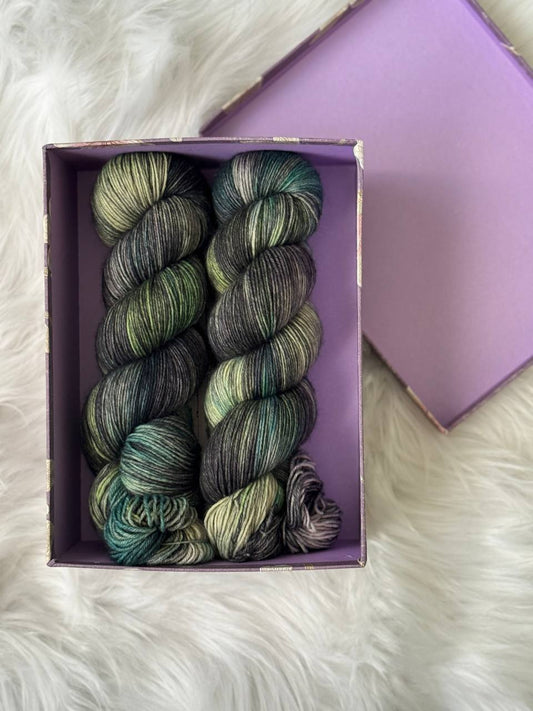 Hand Dyed Sock Yarn Merino Nylon 100g 400m