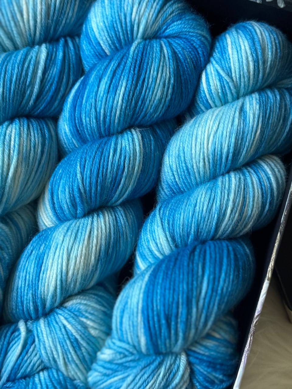 Merino Yarn – 100% Superwash Merino – 250m / 100g Arctic Tide Song