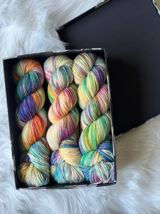 Merino Yarn – 100% Superwash Merino – 250m / 100g Color Rhapsody