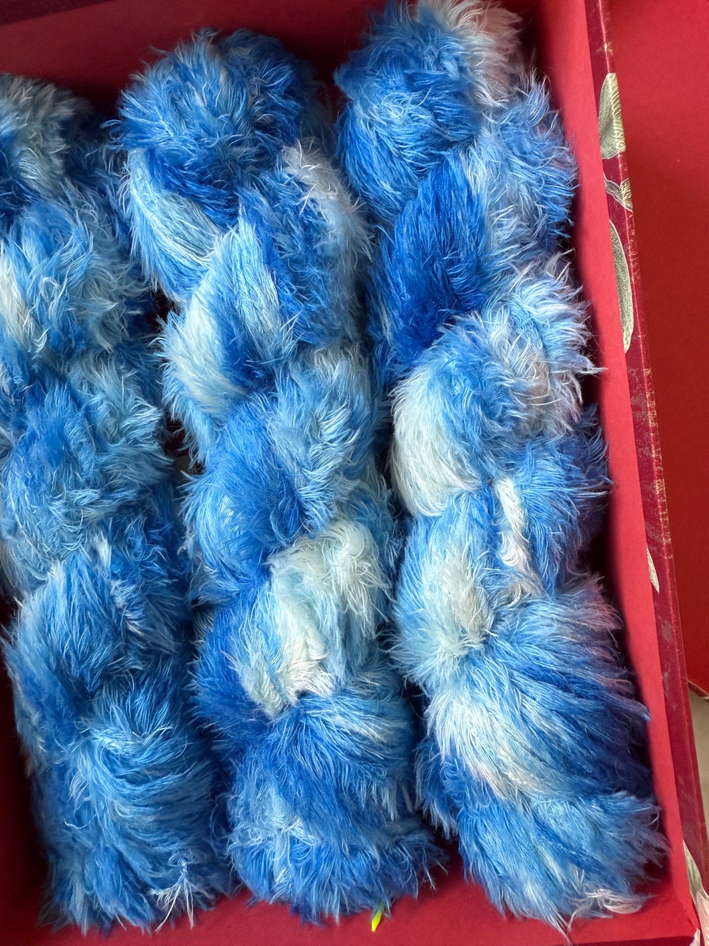 Hand dyed yarn 💙 Colour: “Blueberry Dream”