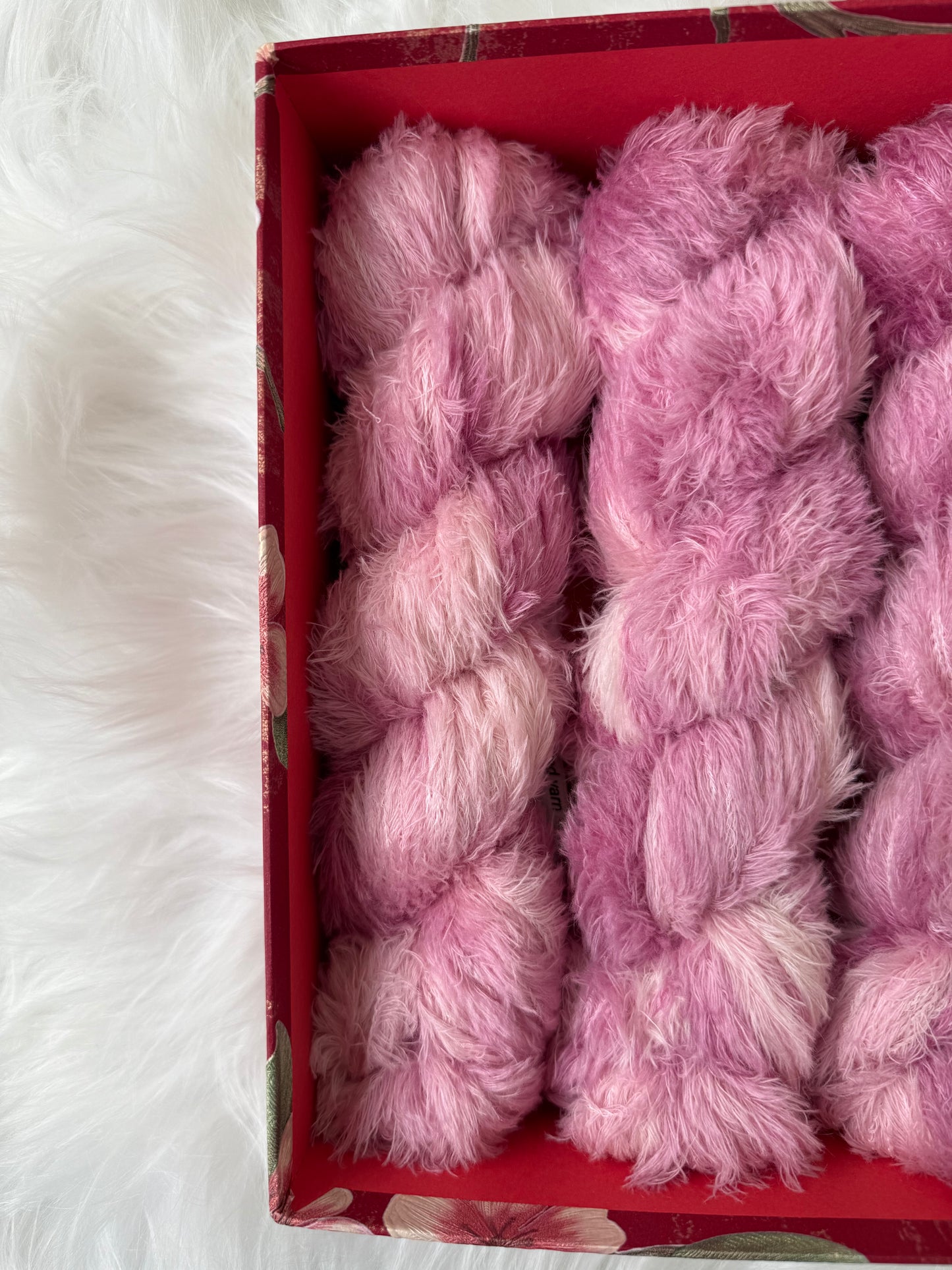 Hand dyed yarn💗 Colour: “Rose Meringue”
from the Dream Fuzz collection