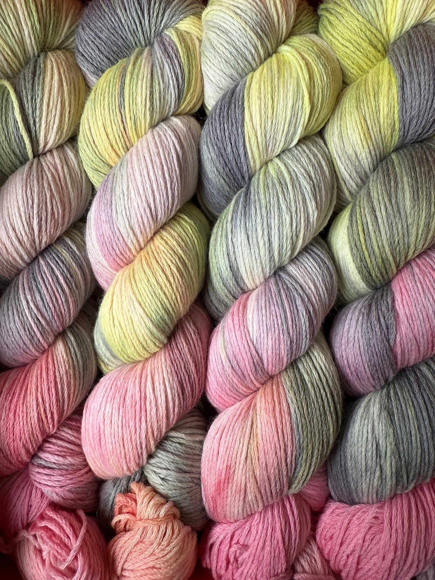 Sock Yarn Fingering Hand Dyed Merino Nylon 100g 420m – Aurora Walk Spring Reverie