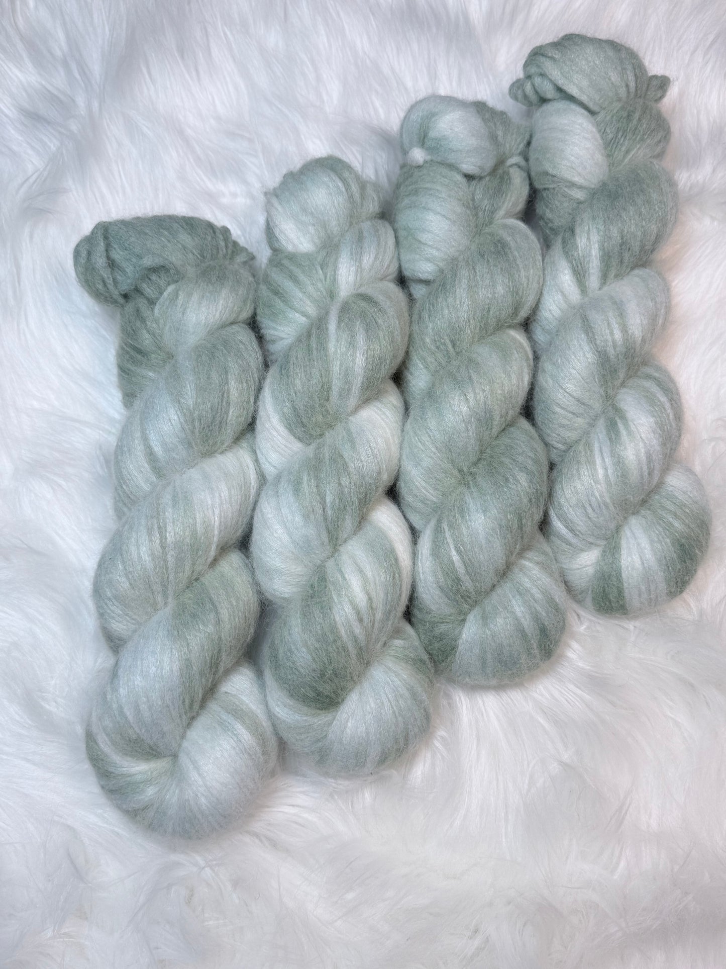 Veil of Sage · Baby Alpaca Blend · Hand-Dyed Yarn
