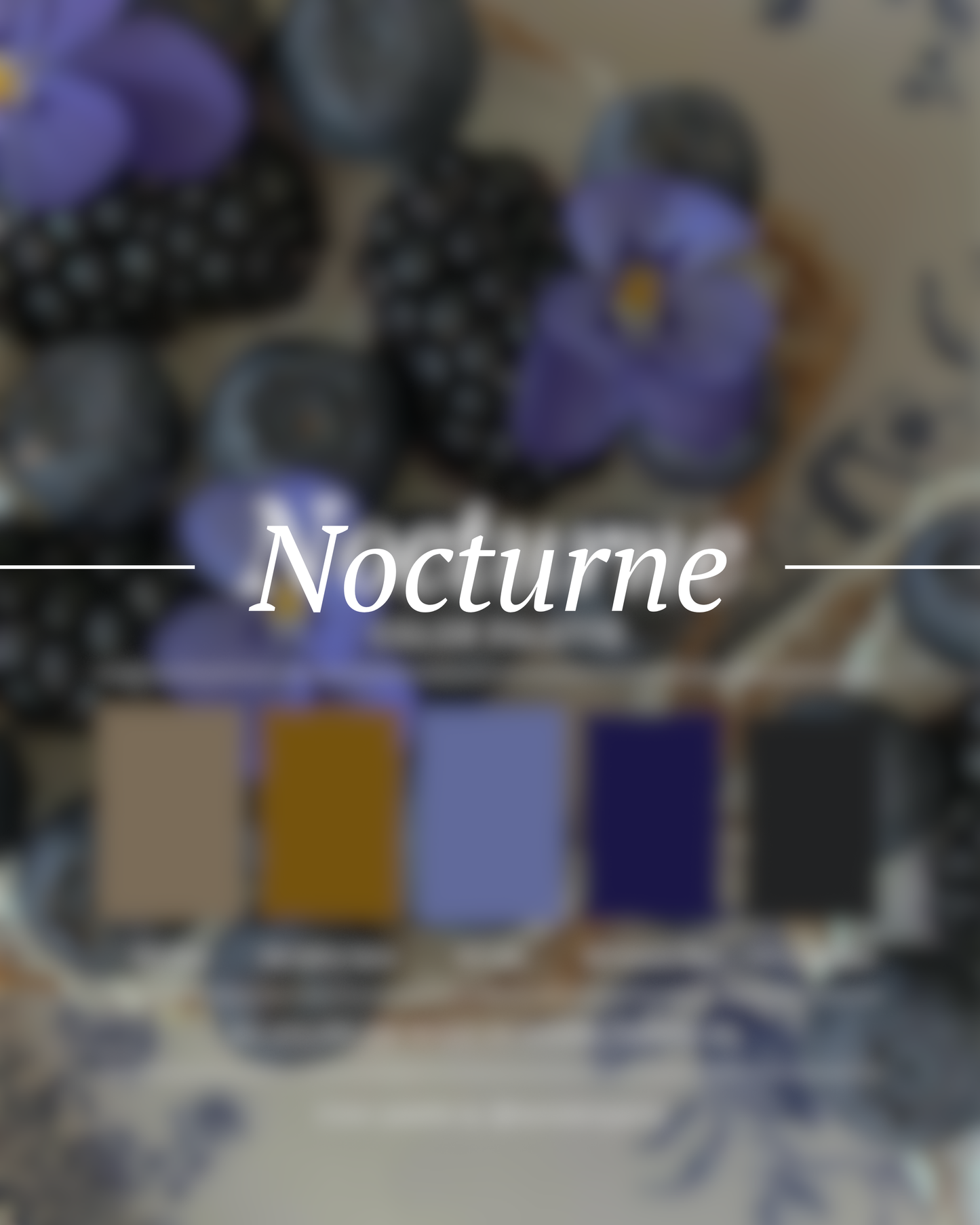 Nocturne – Yarn Dye Color Inspiration Palette (Digital)